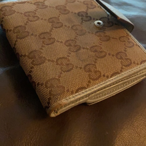 GUCCI Bamboo Wallet (Blue) - Authentic - Picture 2 of 9